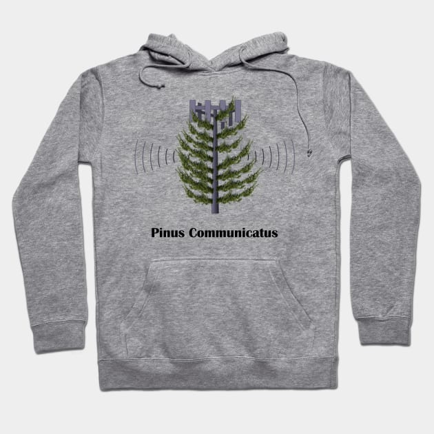 Cell Phone Tower Humor Hoodie by numpdog